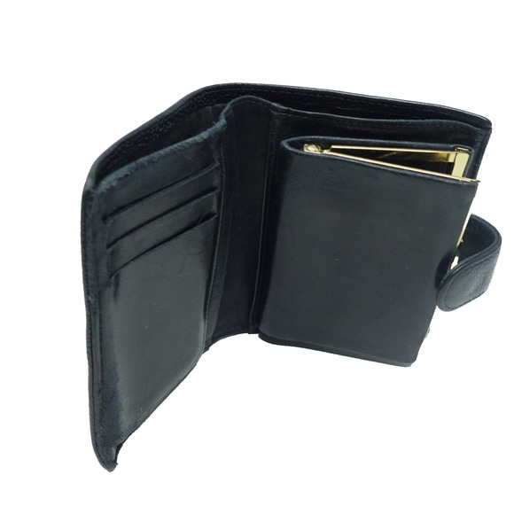 Chanel Black CC Compact Bifold Leather Caviar Purse Wallet Box CC-W0712P-C007 - Picture 9 of 9